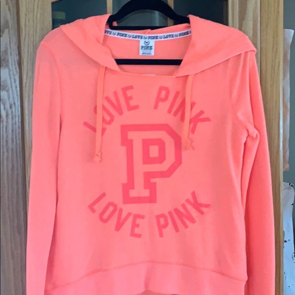 Pink hoodie